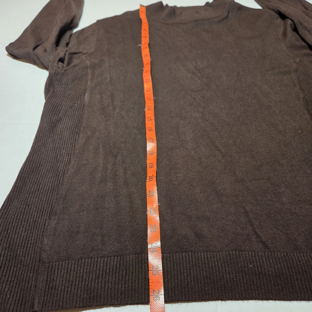 Womens Plus Size‎ 2X Rich Brown Lightweight Sweater - Picture 5 of 6